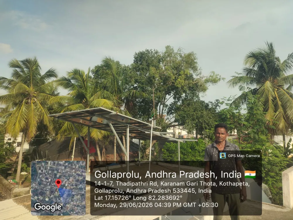 Completed rooftop solar, Gollaprolu