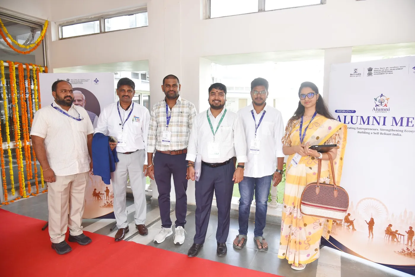 At the Alumni Meet, Skill India